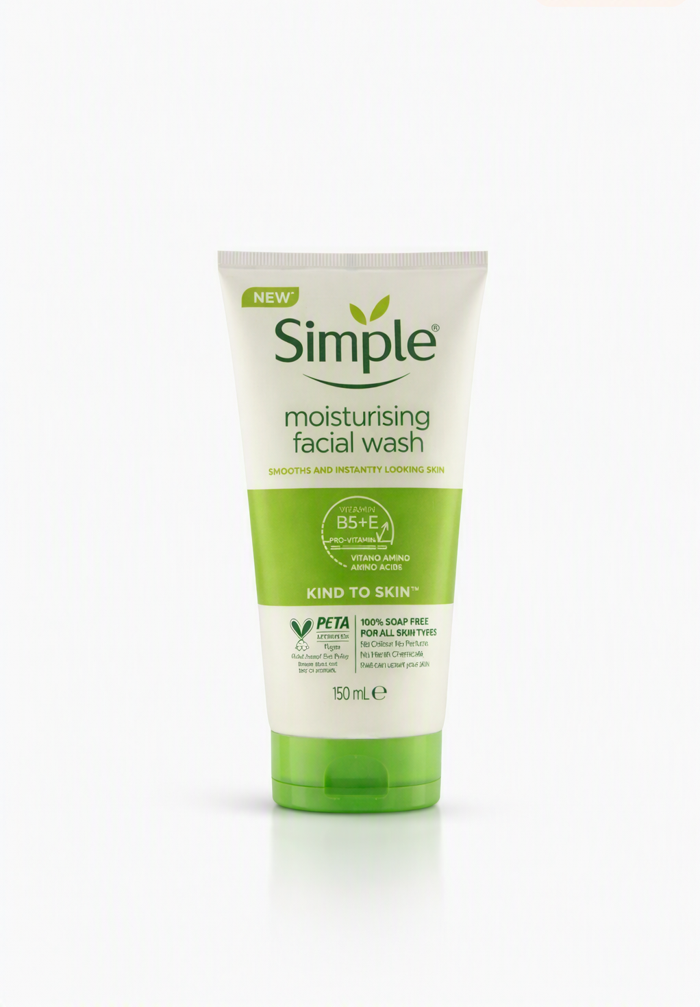 ژل شستشوی صورت سیمپل مدل Moisturizing حجم 150 میلی لیتر