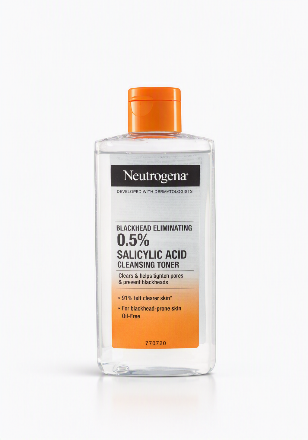 تونر پاک کننده صورت ضد جوش سرسیاه نوتروژینا Eliminating 0.5% Facial Cleansing Toner Neutrogena